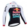 Cykeltrøje Langærmet 2025 BORA-Hansgrohe Bull Sort Rød Cykeltrøje Langærmet 2025 BORA-Hansgrohe Bull Sort Rød